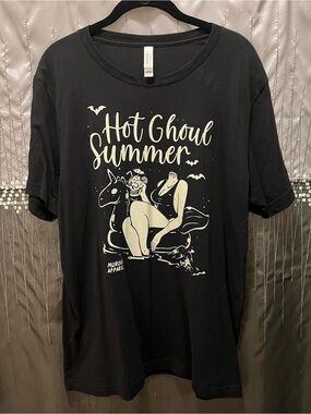 Black "Hot Ghoul Summer" Graphic Tee